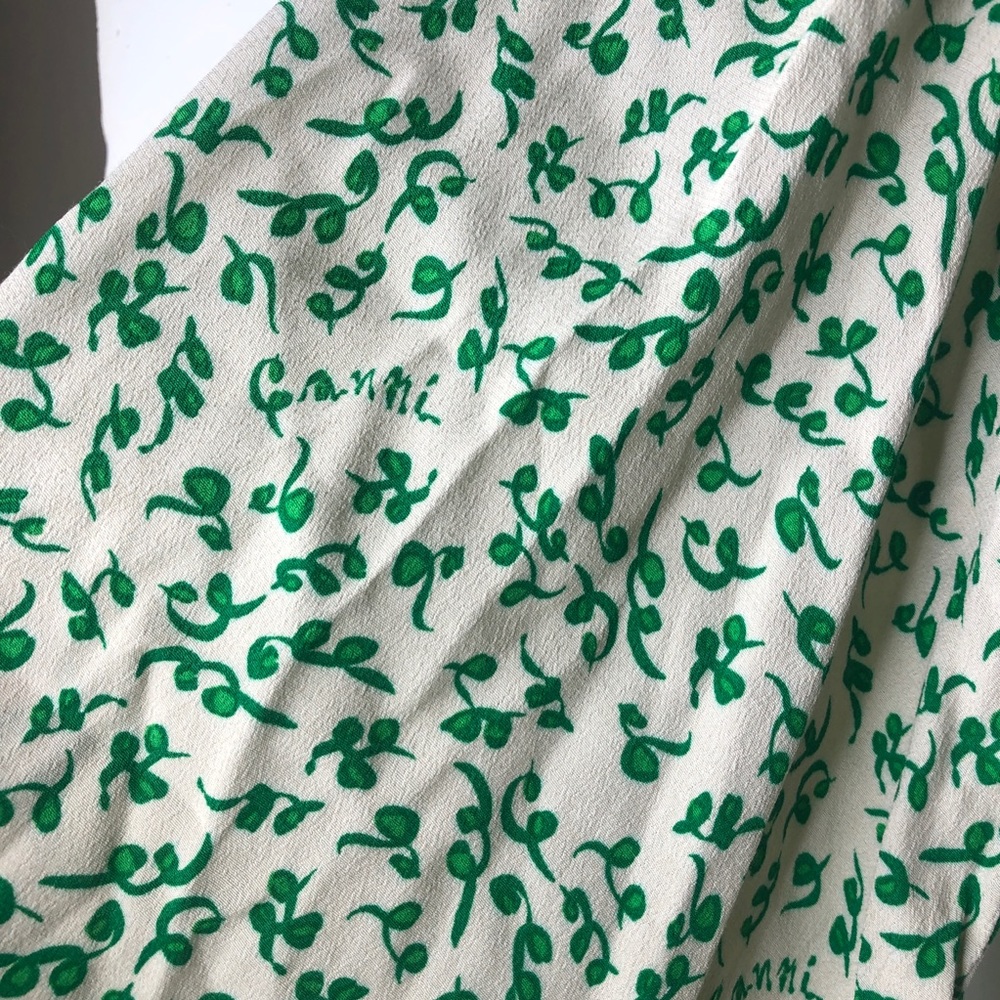 NWT Ganni Floral Wrap Blouse - Picture 6 of 6
